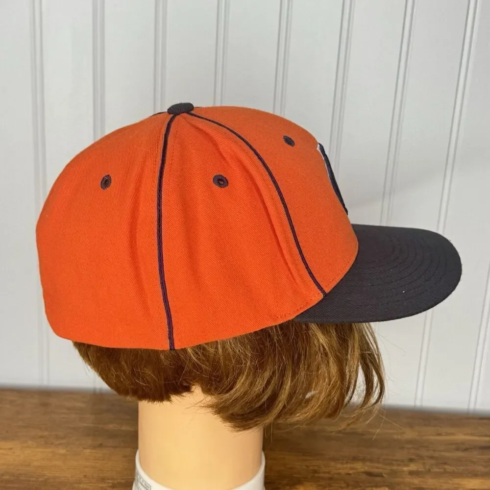 EC or CE Hat Orange & Black Hat Sz L/XL  Fitted Baseball Hat 9 Series Pacific